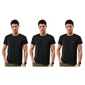 Lux Nitro Men's Regular Fit Round Neck T-Shirt_Black