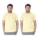 Lux Nitro Pack of 2 Men's Round Neck Solid Tshirt
