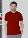 Lux Nitro Solid Men Round Neck Multicolor