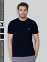 Lux Nitro Solid Men Round Neck Purple