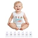 LUX PARKER Unisex Baby Regular Fit Vest