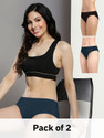 Lux Parker Women Hipster Multicolor Panty