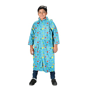 LUX VENUS Boys Printed Raincoat with School