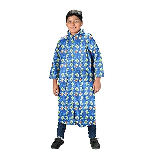 LUX VENUS Boys Printed Raincoat with School