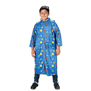 LUX VENUS Boys Printed Raincoat with School