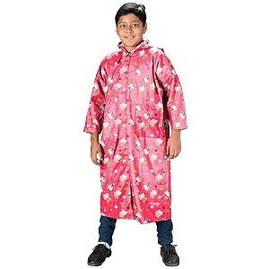 LUX VENUS Boys Printed Raincoat with School