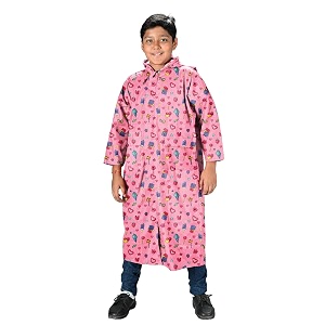 LUX VENUS Boys Printed Raincoat with School