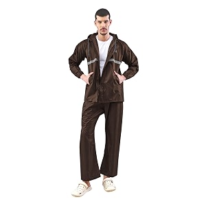 lux venus reflecting design tapping rain suit for men