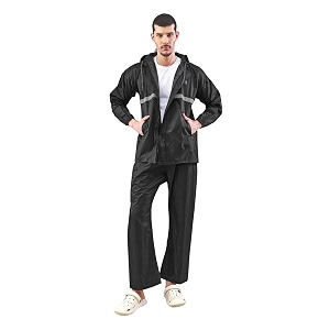lux venus reflecting design tapping rain suit for men