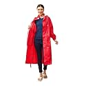LUX VENUS Solid Long Raincoat for Women