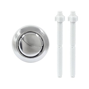 luxart replaceable round dual flush push button - toilet water tank flushing button round button for lid cover of toilet water tank lid hole should be at least 38 mm round