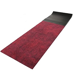 luxe home arizona soft polypropylene dust trapper entrance runner door matfloor mat for home kitchen hallway restaurant living room hotels maroon_2x14_piece of 1