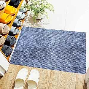 luxe home arizona soft polypropylene dust trapper entrance door matfloor mat for home kitchen hallway restaurant living room hotels grey_40x60_piece of 1