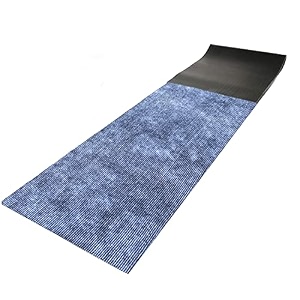 luxe home arizona soft polypropylene dust trapper entrance runner door matfloor mat for home kitchen hallway restaurant living room hotels blue_2x13_piece of 1