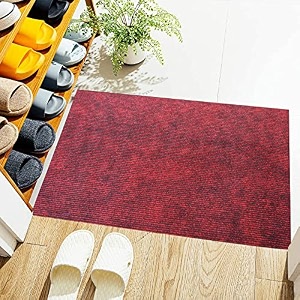 luxe home arizona soft polypropylene dust trapper entrance door matfloor mat for home kitchen hallway restaurant living room hotels maroon_40x60_piece of 1