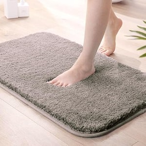 luxe home bath mat super soft non slip vegas mats for bathroom kitchen bedroom and door 40x60 cm cocoa pack of 1