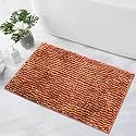 Luxe Home Bathmat 1600 GSM Microfiber Super-Soft matt Anti Skid Water Absorbent Comfort Doormat Mats for Bathroom, Kitchen, Entrance (38 x 58 cm, Coffee, Pack of 1)