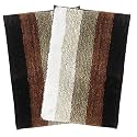 Luxe Home Bathmat 1600 GSM Microfiber Anti Skid Slip Water Absorbent Machine Washable and Quick Dry Oyster Mats for Bathroom, Kitchen, Entrance (38x58cm, Teracotta, Pack of 2)