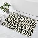 Luxe Home Bathmat 1600 GSM Microfiber Super-Soft matt Anti Skid Water Absorbent Comfort Doormat Mats for Bathroom, Kitchen, Entrance (38 x 58 cm, Chocolate, Pack of 1)