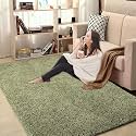 LUXE HOME INTERNATIONAL Carpet Super Soft Anti Slip Vegas Rectangular Rugs For Bedroom,Livingroom(Green,3X5 Feet)
