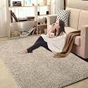 LUXE HOME INTERNATIONAL Carpet Super Soft Anti Slip Vegas Rectangular Rugs For Bedroom,Livingroom(Beige,3X5 Feet)