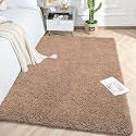 LUXE HOME INTERNATIONAL Carpet Super Soft Anti Slip Vegas Rectangular Rugs For Bedroom,Livingroom(Rust,4X6 Feet)