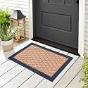 Luxe Home Door Mats for Home Natural