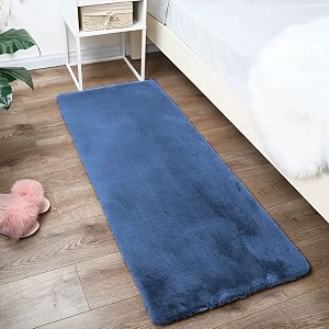 Luxe Home Rabbit Fur Soild RunnerSuper Soft