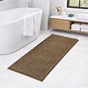LUXE HOME INTERNATIONAL Shaggy Chenille Bath Mat