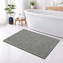 LUXE HOME INTERNATIONAL Shaggy Chenille Bath Mat