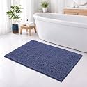 LUXE HOME INTERNATIONAL Shaggy Chenille Bath Mat
