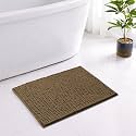 LUXE HOME INTERNATIONAL Shaggy Chenille Bath Mat