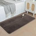 Luxe Home Rabbit Fur Soild Bath Mat