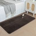 Luxe Home Rabbit Fur Soild Bath Mat