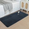 Luxe Home Rabbit Fur Soild Bath Mat