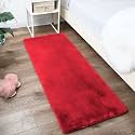 Luxe Home Rabbit Fur Soild RunnerSuper Soft