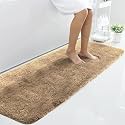 LUXE HOME INTERNATIONAL Microfiber Runner Super Soft Non Slip Vegas Rugs For Bedroom (2X5 Ft, Gold) Pack Of 1