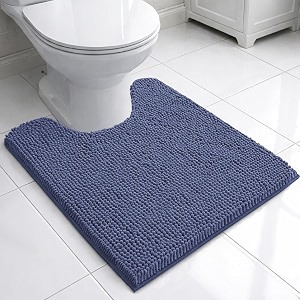 LUXEHOME International Microfibre Chenille Contour Bath Mat