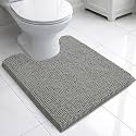 LUXEHOME International Microfibre Chenille Contour Bath Mat