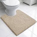 LUXEHOME International Microfibre Chenille Contour Bath Mat