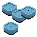Washing Machine Vibration Pads Stand, Height Adjustment Washing Machine Stand with Anti-Slip Rubber Pad (4 Pcs Set)
