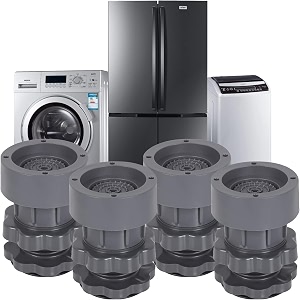 washing machine pads washing machine anti vibration pads stand height adjustment feet for refrigerators stands with anti-slip rubber 4 pcs set