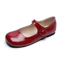 LUXINYU Women's Slip on Flats,Classy Round Toe Solid Classic Mary Jane Ballet Dance Shoes Soft Comfortable PU Flat Shoes