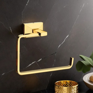 luxiur towel hanger for wash basin and bathroomtowel ring napkin hanger for kitchen gold towel holder stainless steel