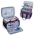 LUXJA Large Sewing Organizer with Many Compartments, Purple