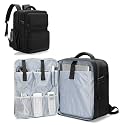LUXJA Projector Backpack Bag with 15.6 Inch Laptop Sleeve, Black