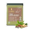 LUXMI Estates Masala Chai Powder 100Gm Pack | Chai Adda-Bari | Organic Black Tea | Strong, Robust & Aromatic Masala Chai | Indian Spice Chai Enriched With Cinnamon & Cardamom | Energy Booster