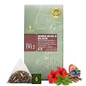 LUXMI Estates Hibis-Kiss Black Tea 25 Teas Bags (50 Gm) Pack | Certified Organic Black Tea|Hibiscus Strawberry|Herbal Tea