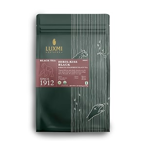 luxmi estates hibiscus black tea 50 tea bags 100gm usda certified organic hibiscus strawberry black tealemongrass spearmintherbal 50 cups bulk pack