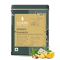 Luxmi Estates Indian Passion Green 50gm Tin | Darjeeling Green Tea | Mango Passion Fruit Green Tea | Lemongrass, Ginger, Lemon Peel | Calming Tea for Relaxation | Low Caffeine
